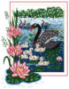 Схема вышивки «Лебеди »