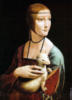 Схема вышивки «Дама с горнос.Леонардо да Винчи»