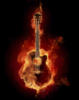 Схема вышивки «Огонь гитары»