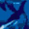 Подушка - голубая лагуна: предпросмотр
