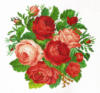 Схема вышивки &laquo;Красно-розовый&raquo;
