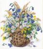Схема вышивки &laquo;Корзина с ромашками&raquo;