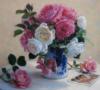Схема вышивки «Букет садовых роз»