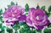 Схема вышивки «Сиреневые розы»