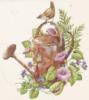Схема вышивки &laquo;Птичка на лейке&raquo;
