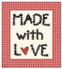 Схема вышивки «Made with love»