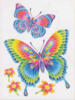 Схема вышивки «Панно "бабочки"»