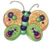 Схема вышивки «Фруто-бабочка»