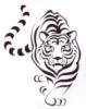 Схема вышивки «Тигра»