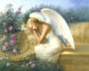 Схема вышивки «Ангел грустит»