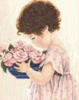 Схема вышивки &laquo;Девочка с розами&raquo;