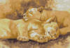 Схема вышивки «Спящие львы»