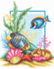 Схема вышивки «Аквариумные рыбки»