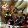 Схема вышивки «Натюрмортс лилиями и вишнями»