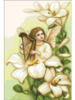 Схема вышивки «Ангел на лилии»