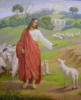 Схема вышивки «Христос пастух»