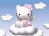 Схема вышивки «Hello Kitty в облаках»