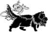 Схема вышивки «Кошка с котенком»