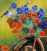 Цветочный велосипед: оригинал