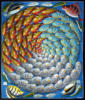 Схема вышивки «Рыба»