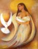 Схема вышивки «Богиня с голубями»