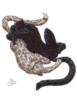 Схема вышивки «Инь-Ян кошки»