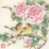 Схема вышивки «Птички и розы»