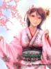 Красавица в розовом кимоно : оригинал