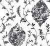 Схема вышивки «Подушка в черно-белом цвете»