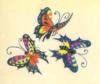 Схема вышивки «Трио бабочек»
