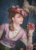 Схема вышивки «Дама с розой»