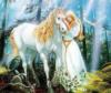 Схема вышивки «Конь и фея»