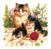Схема вышивки &laquo;Котята&raquo;