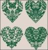 Схема вышивки «Узор-сердечки»