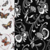 Схема вышивки «Flower & Butterfly Decoration»