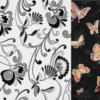 Схема вышивки «Flower & Butterfly Decoration»