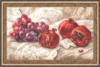 Схема вышивки «Гранаты и виноград»