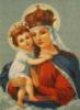Схема вышивки «Святая Дева с младенцем»