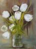 Схема вышивки «Белые тюльпаны»