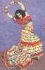 Схема вышивки «Flamenco Dancer»