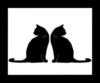 Схема вышивки «Two Black Cats»