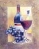 Схема вышивки «Красное вино и виноград»