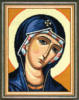 Схема вышивки «Пресвятая богородица  Одигитрия»