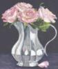 Схема вышивки «Розы в кувшине»