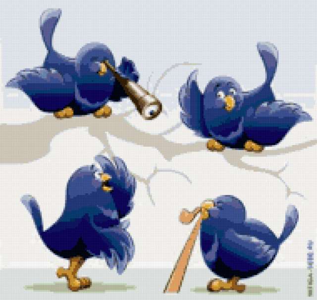 Many birds 2. Фанни Бердс. Картинки птиц смешные мультяшные с едой. Funny Birds. Funny Bird cartoon.