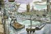 Схема вышивки «London Eye and Big Ben»