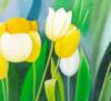 Схема вышивки «Tulips Triptych - Center»