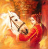 Девушка и конь: оригинал