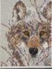 Схема вышивки &laquo;Одинокий волк&raquo;