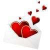 Схема вышивки «Hearts in envelope»